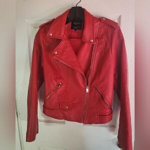 Zara Vibrant Red Outerwear